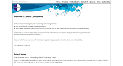 Desktop Screenshot of controlcomponents.com.au